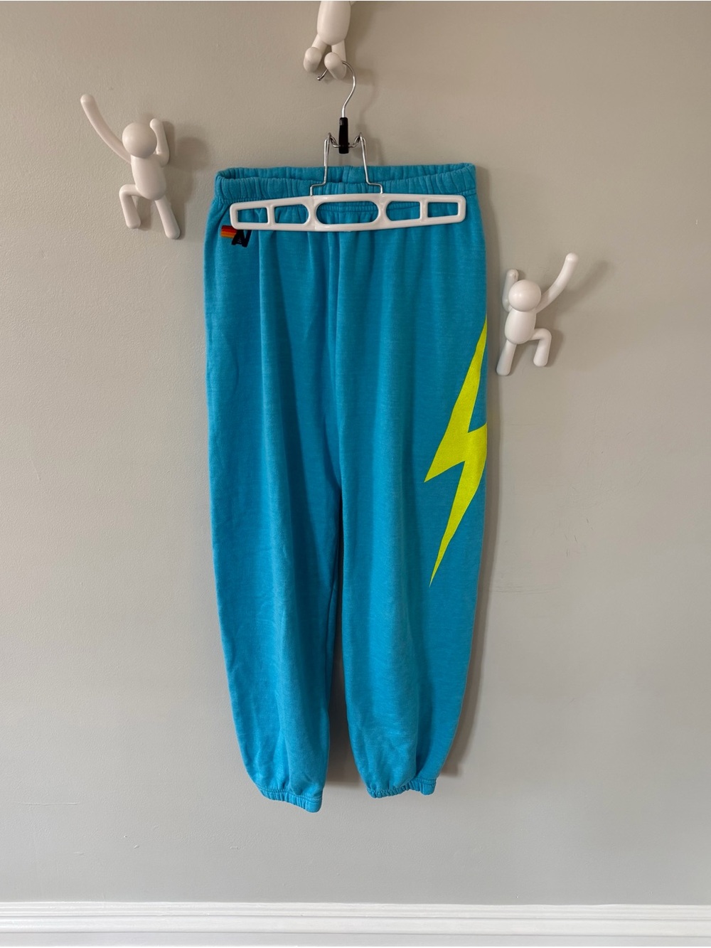 Aviator Nation blue with lightening sweatpants - Small